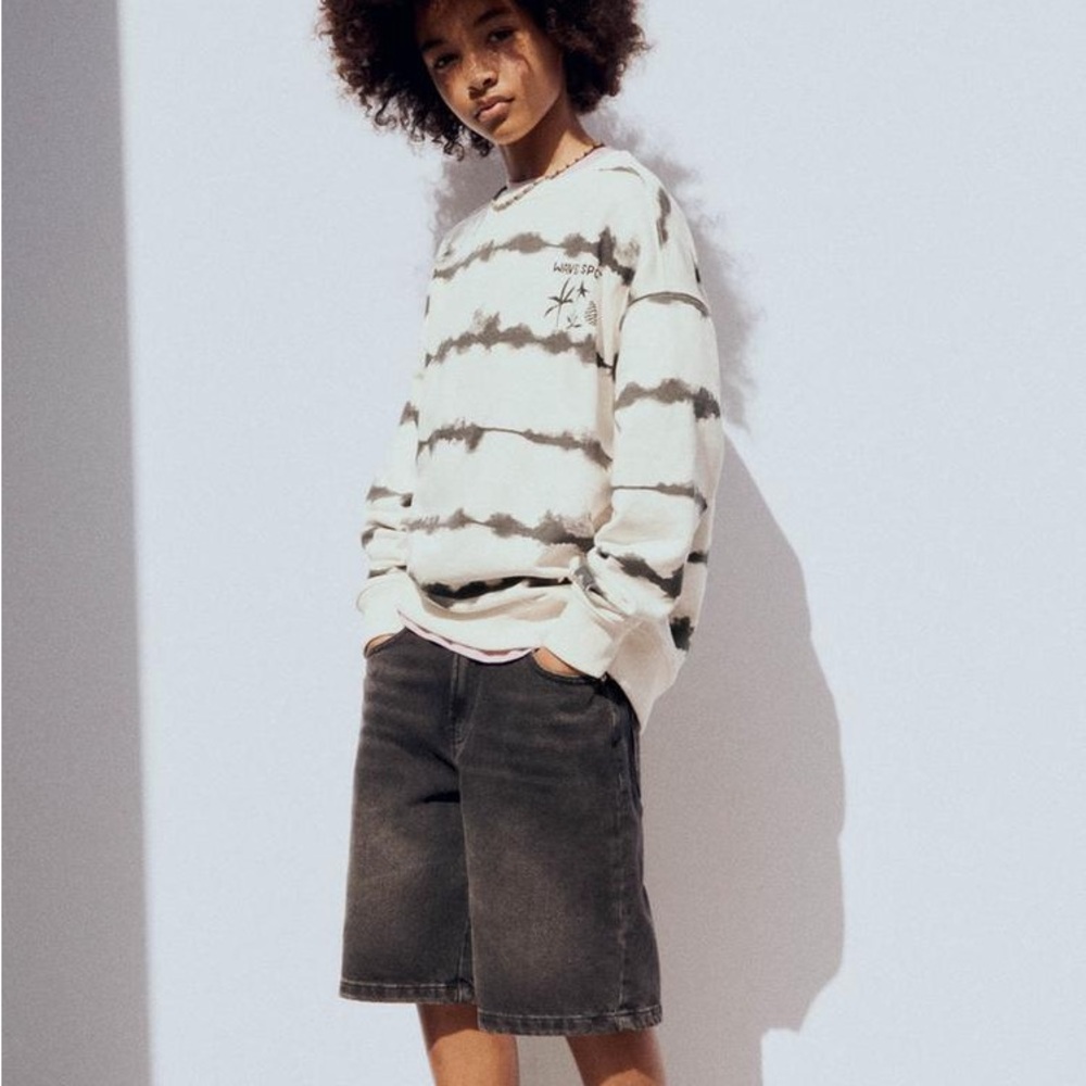 Zara Charcoal Kids Shorts